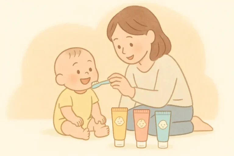 赤ちゃん歯磨き粉おすすめアイキャッチ